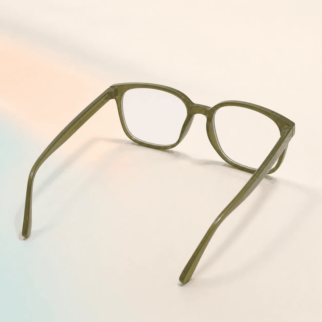 Agenda Blue Light Glasses - Olive material detail