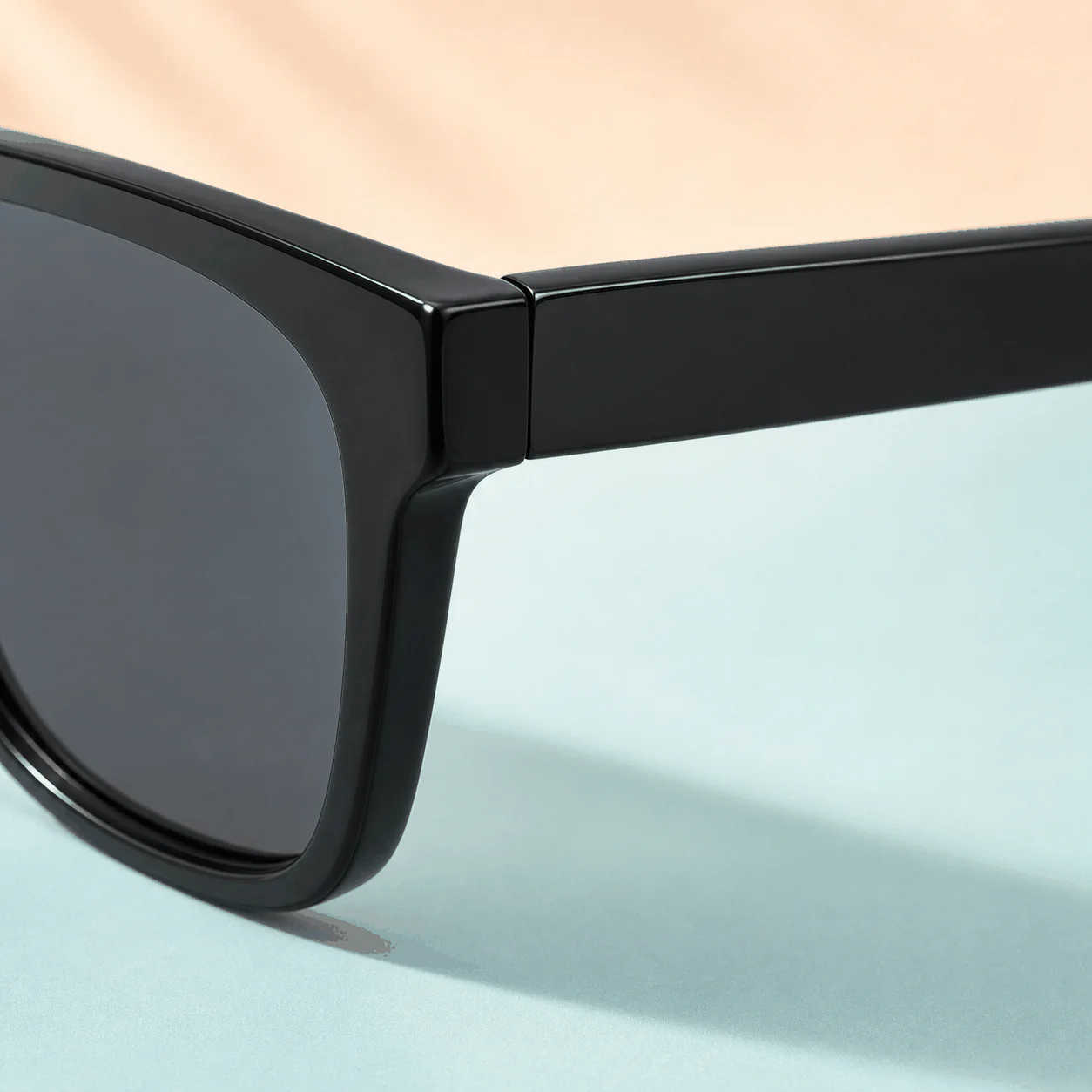 Atlas Square Sunglasses - Black lifestyle view