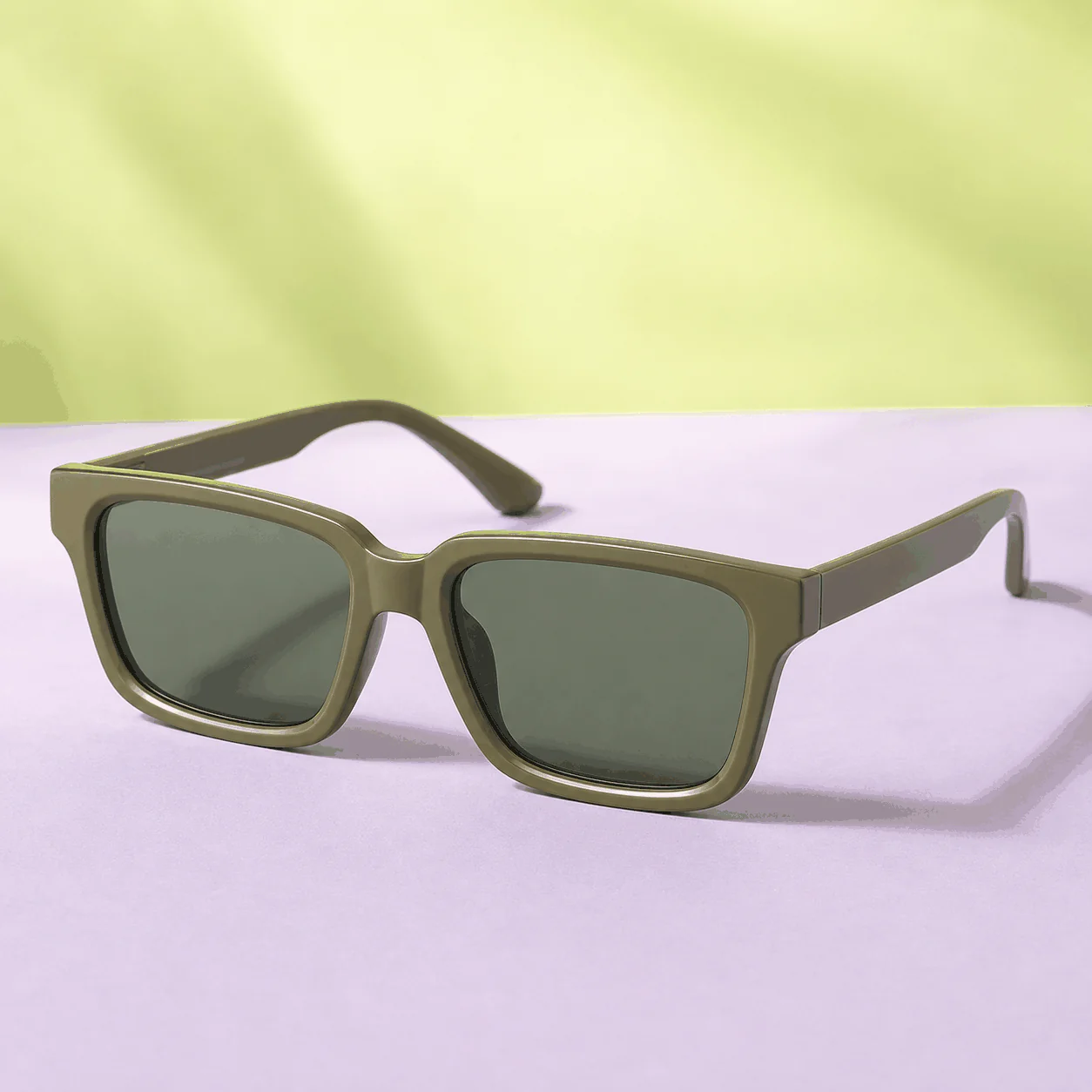 Avenue Square Sunglasses - Olive
