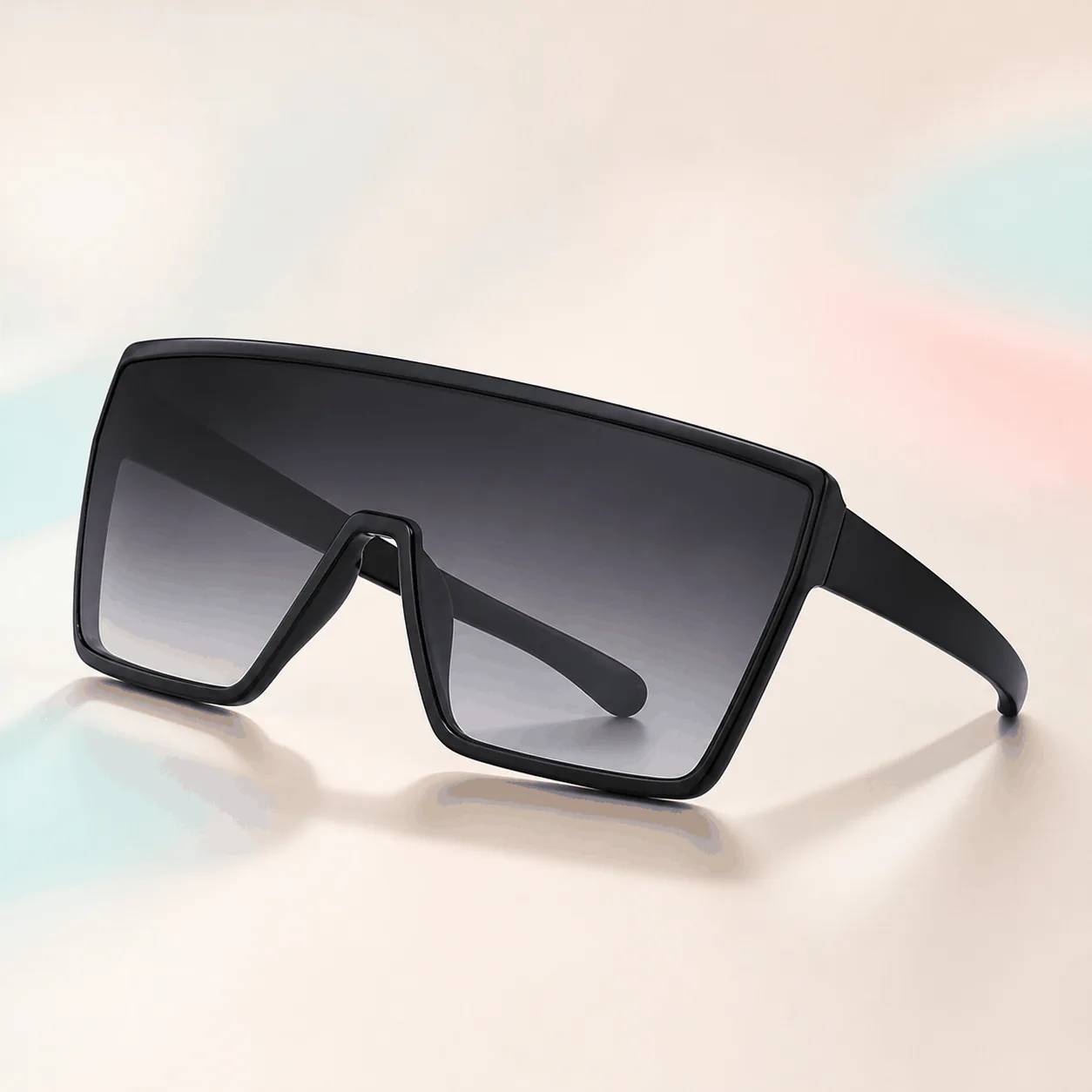 Boulevard Shield Sunglasses - Black material detail
