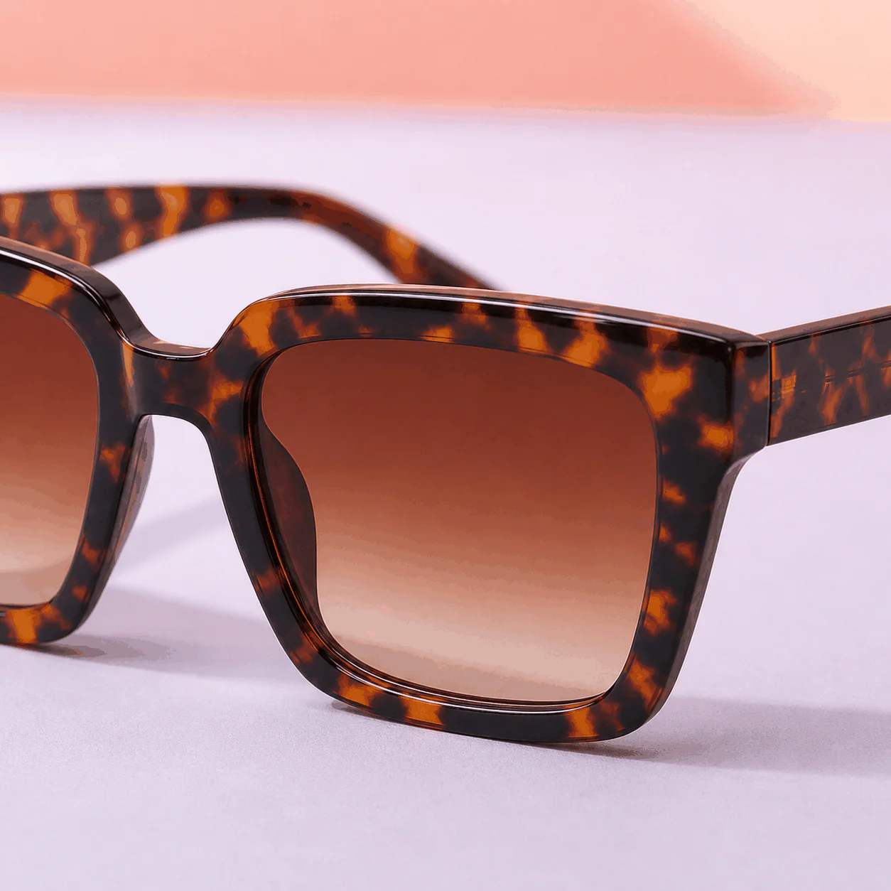 Canyon Square Sunglasses - Tortoise construction view