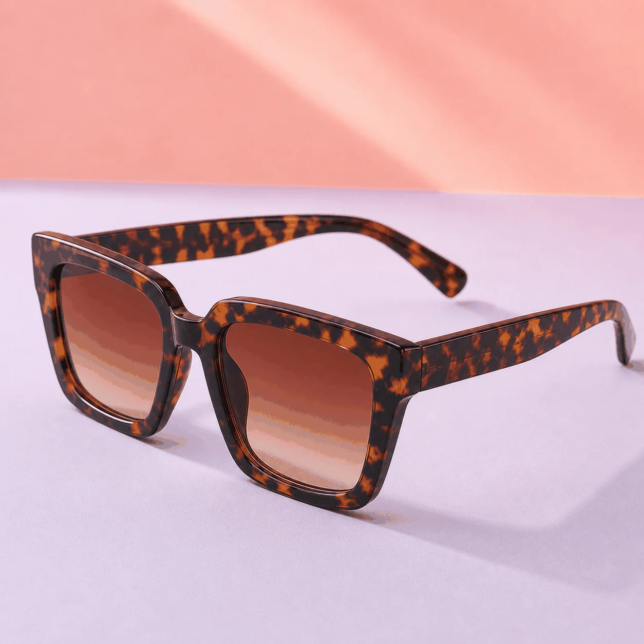 Canyon Square Sunglasses - Tortoise material detail