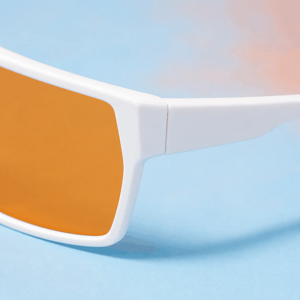 Clique Shield Sunglasses - White lifestyle view
