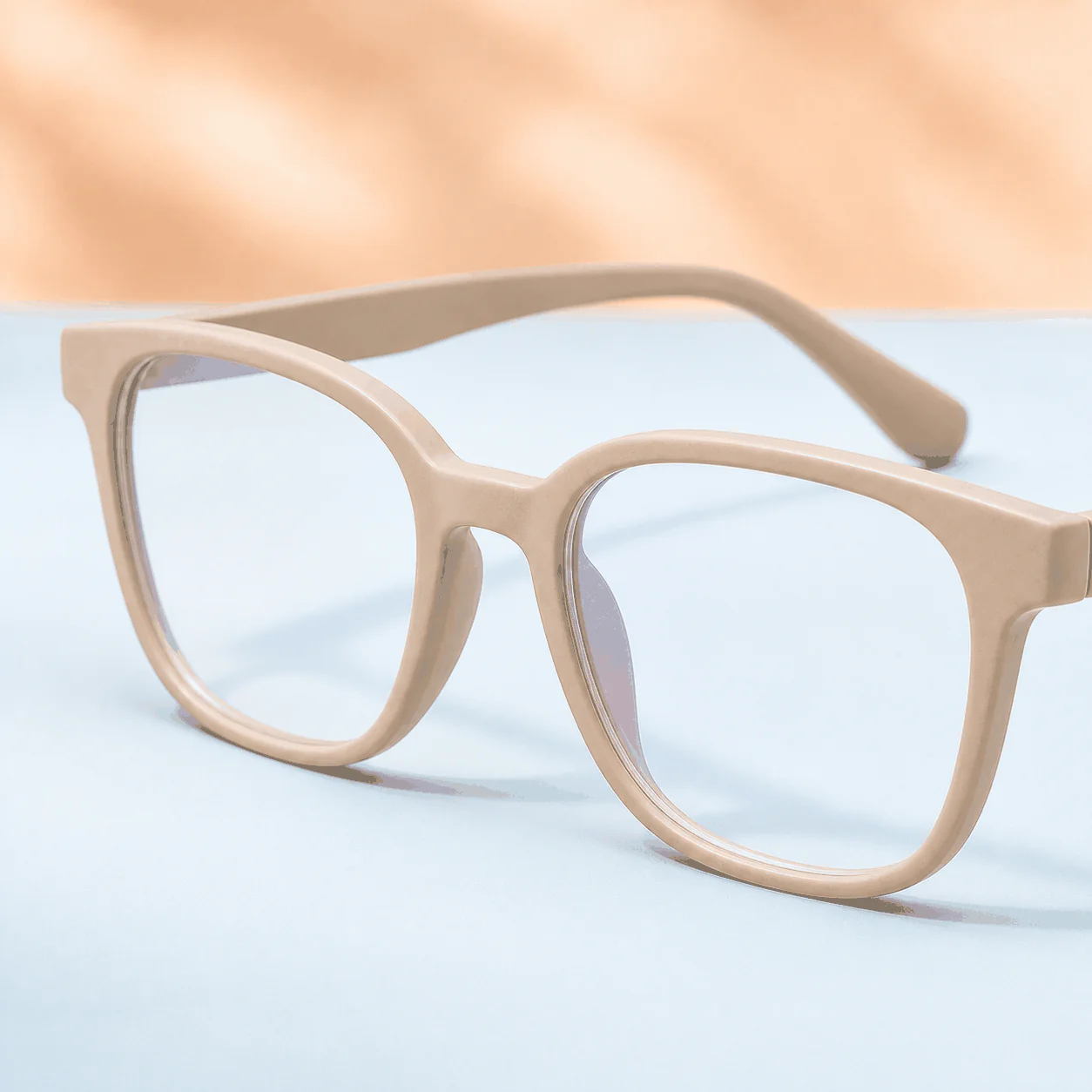Commute Blue Light Glasses - Oat construction view