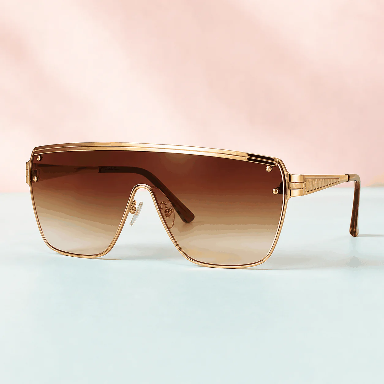 Crown Shield Sunglasses - Gold