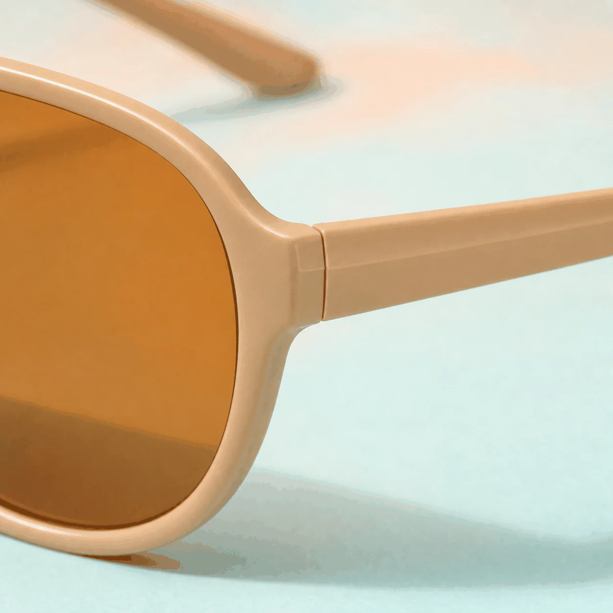 Daybreak Shield Sunglasses - Sand lifestyle view