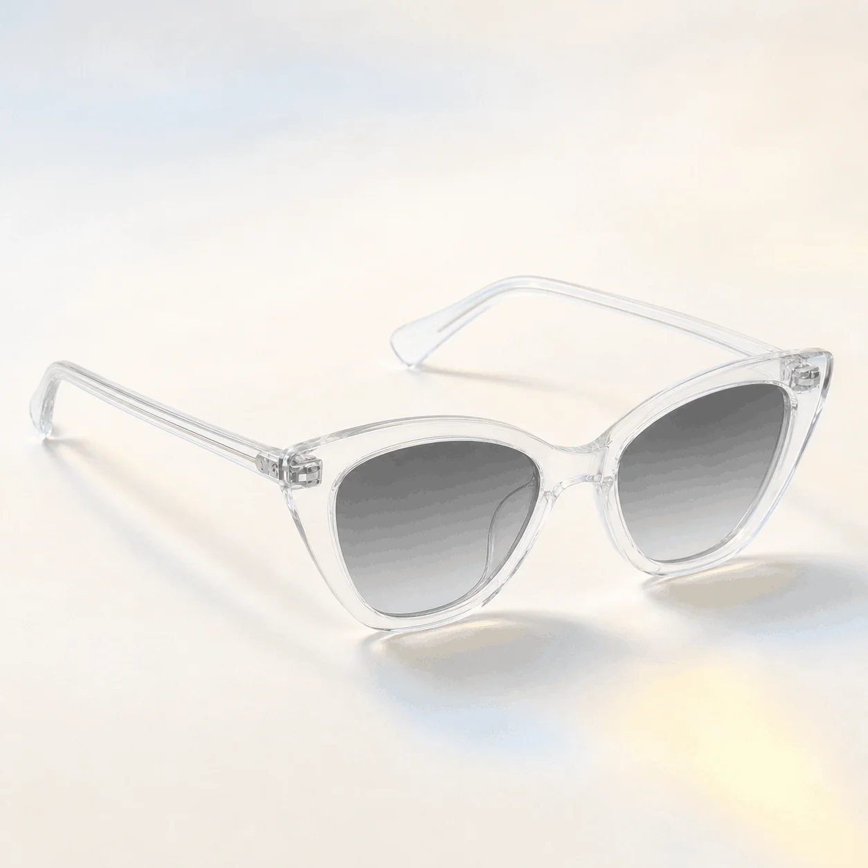 Halo Cat Eye Sunglasses - Crystal material detail