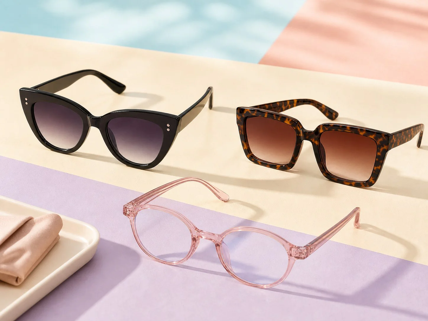 Top Sunnies collection organized by frame shape