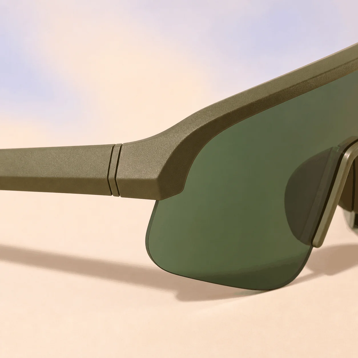 Mirage Shield Sunglasses - Olive lifestyle view