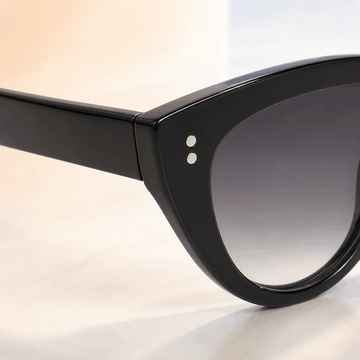 Muse Cat Eye Sunglasses - Black lifestyle view