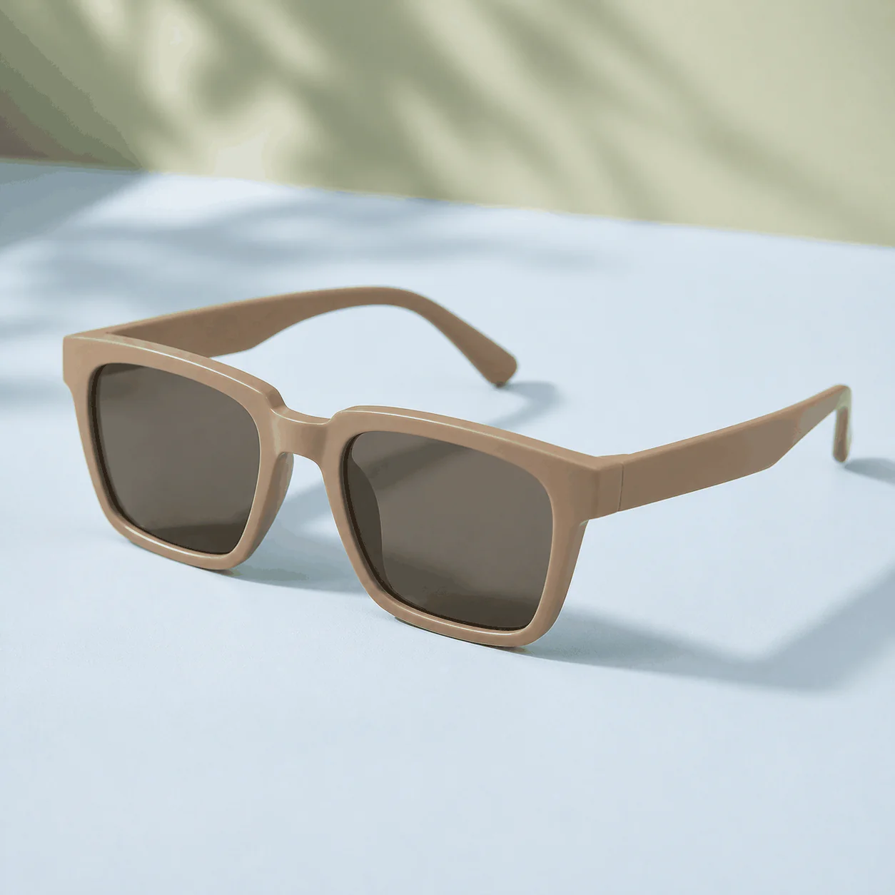 Nomad Square Sunglasses - Taupe material detail
