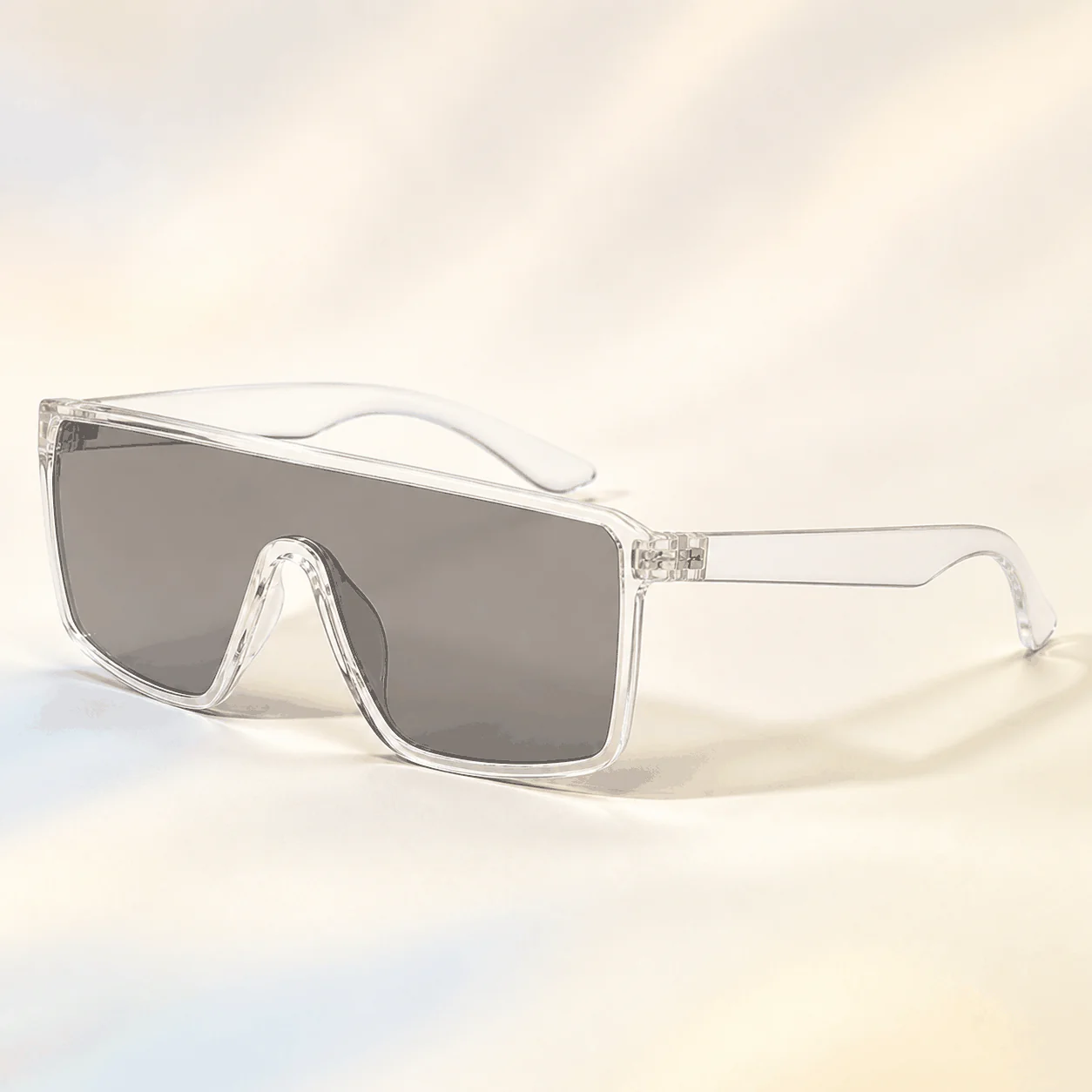 Nova Shield Sunglasses - Crystal material detail
