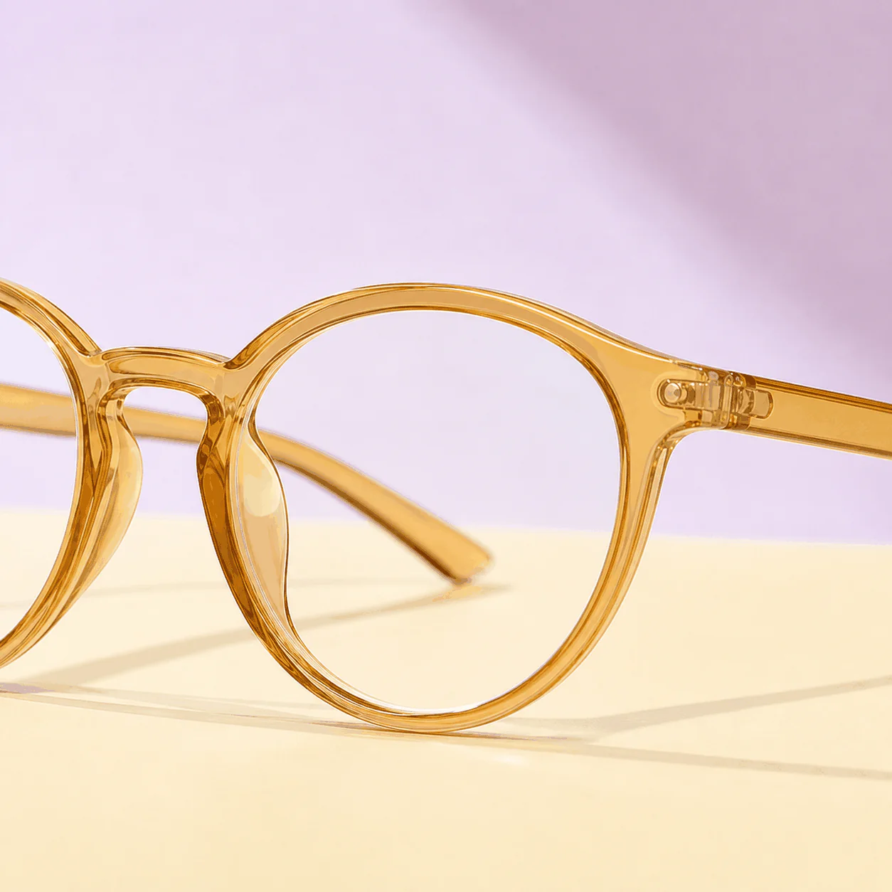 Page Reader Glasses - Honey construction view
