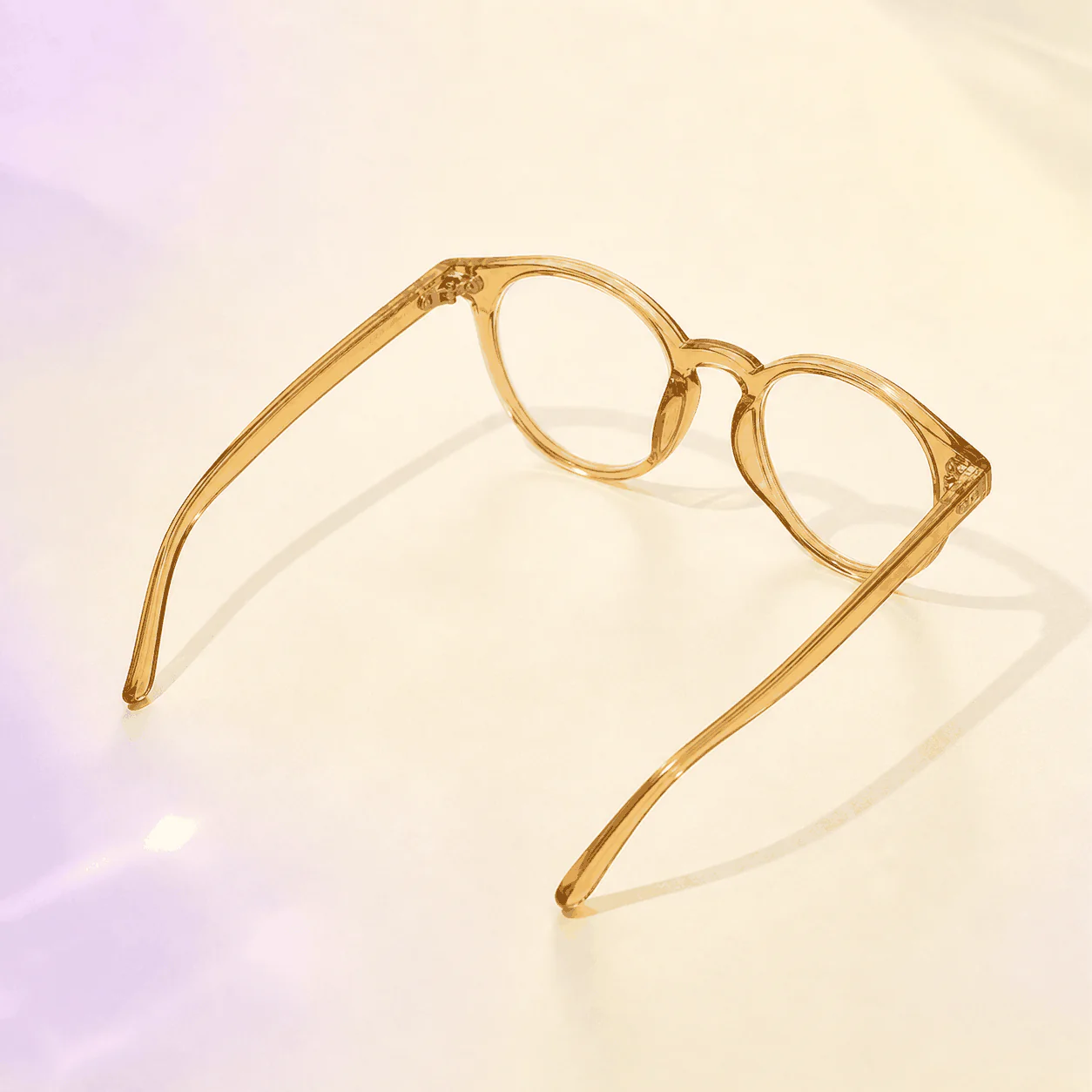 Page Reader Glasses - Honey material detail