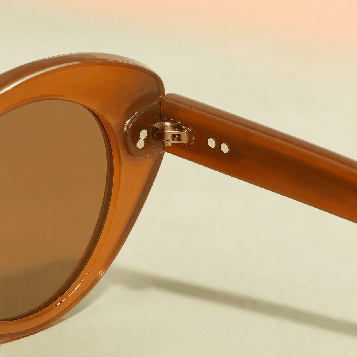 Solstice Cat Eye Sunglasses - Caramel lifestyle view