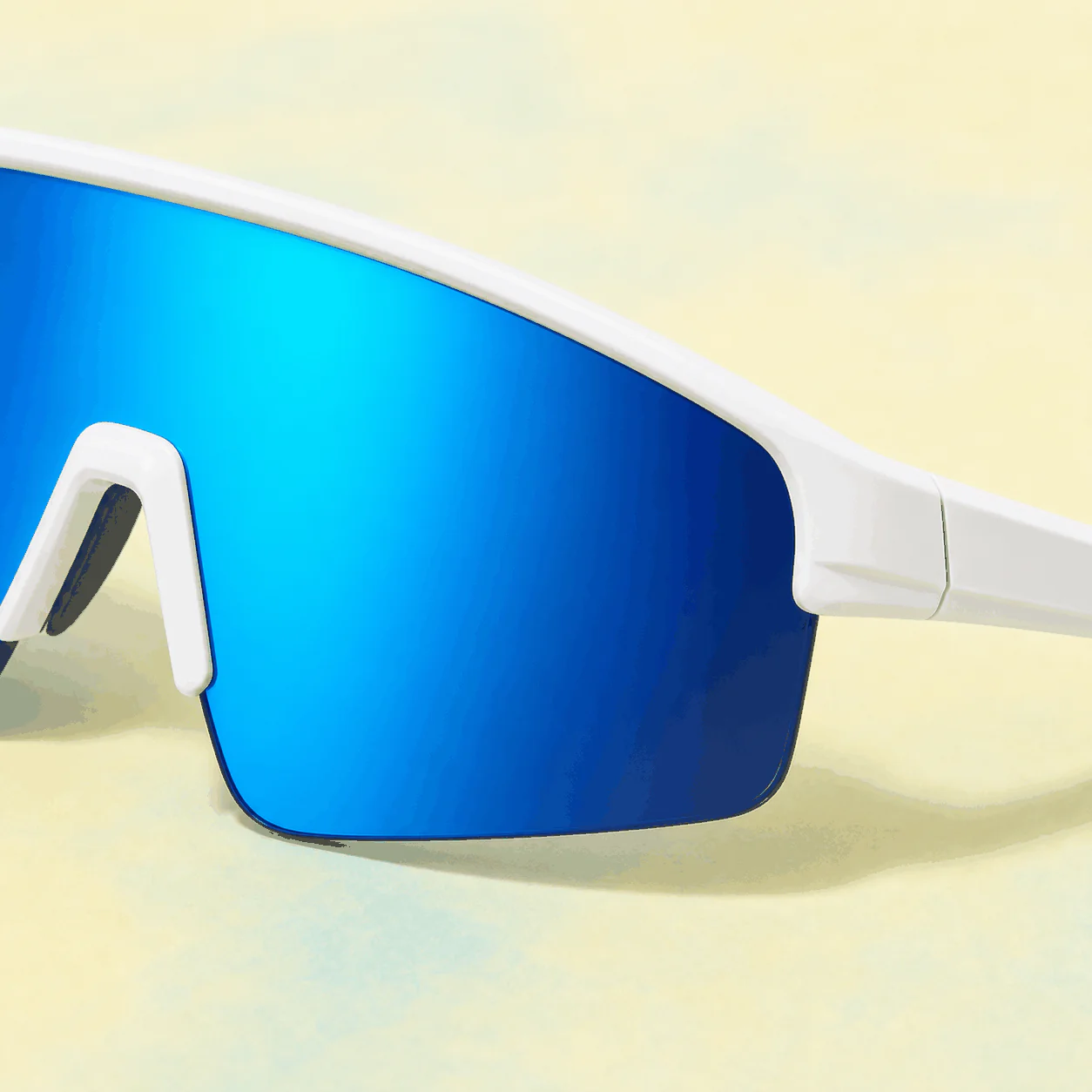 Summerside Shield Sunglasses - White construction view